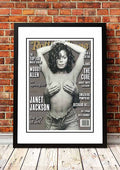 Janet Jackson' Rolling Stone Magazine Cover! - Framed A2 V967-RSM37-A2