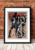 KISS' Rolling Stone Magazine Cover! - Framed A2 V967-RSM43-A2