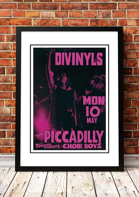Divinyls 'The Piccadilly' Sydney, Australia Concert Poster 1983 - Framed A2 V967-SS0441-A2