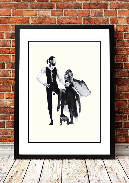 Fleetwood Mac 'Rumours' In Store Promotional Poster 1977 - Framed A2 V967-SS0444-A2