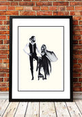 Fleetwood Mac 'Rumours' In Store Promotional Poster 1977 - Framed A3 V967-SS0444-A3