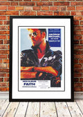 George Michael 'Australian Tour' In Store Promotional Poster 1988 - Framed A3 V967-SS0445-A3