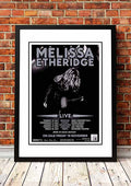 Melissa Etheridge 'The Road Less Travelled' Australian Tour Poster 2012 - Framed A4 V967-SS0455-A4