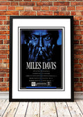Miles Davis 'Australian Tour' Poster 1988 - Framed A3 V967-SS0458-A3