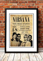 Nirvana 'MTV Unplugged' New York, USA Pop Art Print 1993 - Framed A3 V967-SS0460-A2
