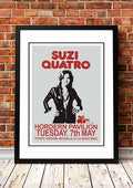 Suzi Quatro 'Horden Pavilion' Sydney, Australia Concert Poster 1974 - Framed A4 V967-SS0468-A4