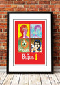 The Beatles '1' In Store Promotional Poster 2000 - Framed A3 V967-SS0471-A3