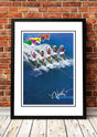 The Go Go's 'Vacation' World Tour Poster 1982 - Framed A3 V967-SS0474-A3