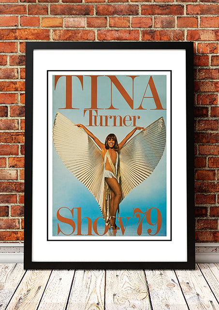 Tina Turner 'Wild Lady of Rock' World Tour Poster 1979 - Framed A2 V967-SS0477-A2