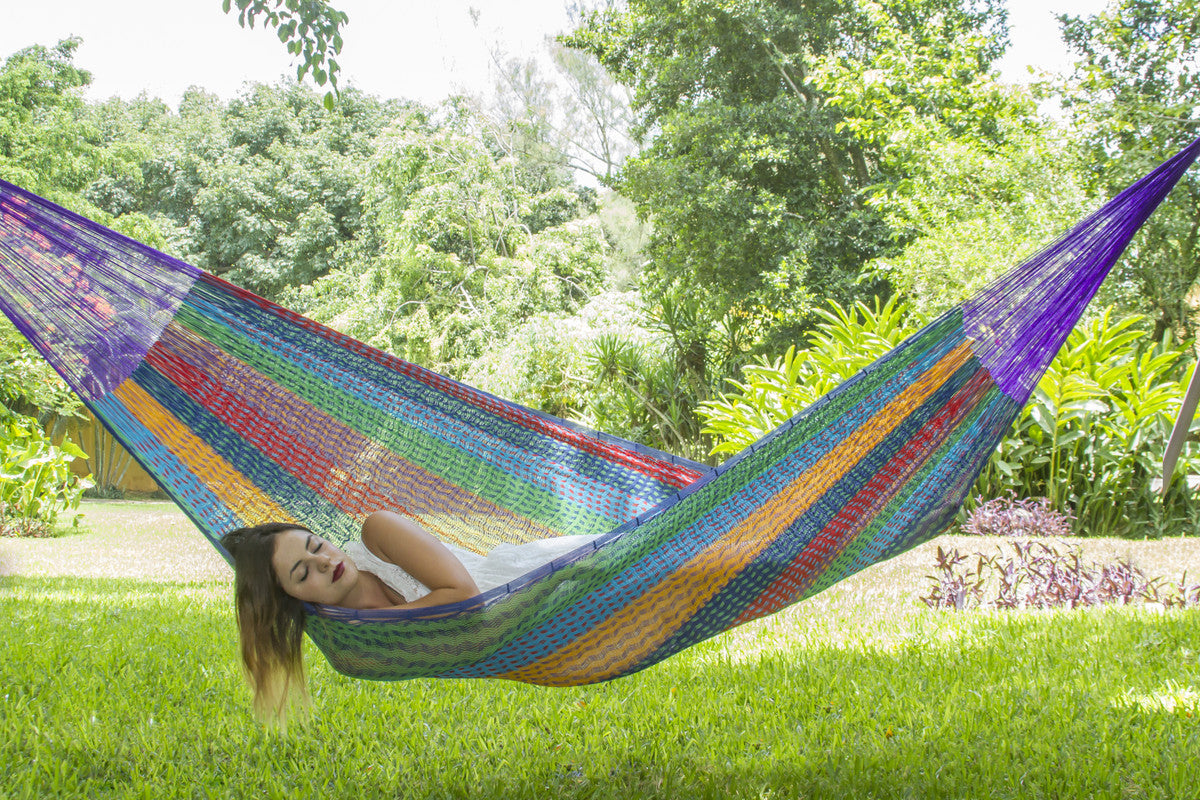 Colorina Cotton Mexican Hammock - Queen Size V97-4MCOLORINA