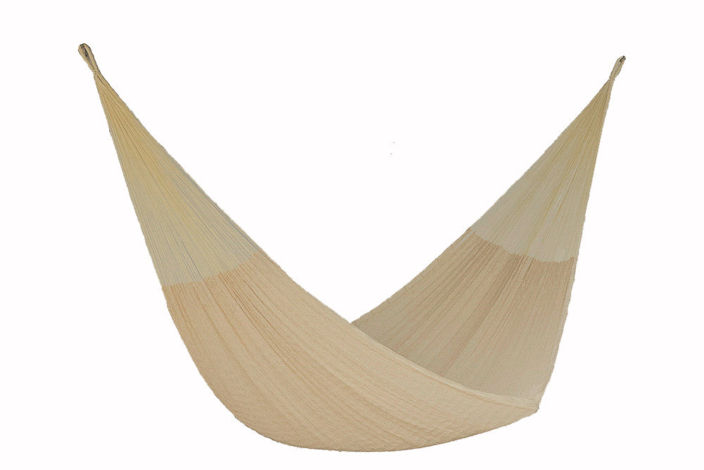 Cotton Mexican Hammock - Natural- Queen Size V97-4MCREAM