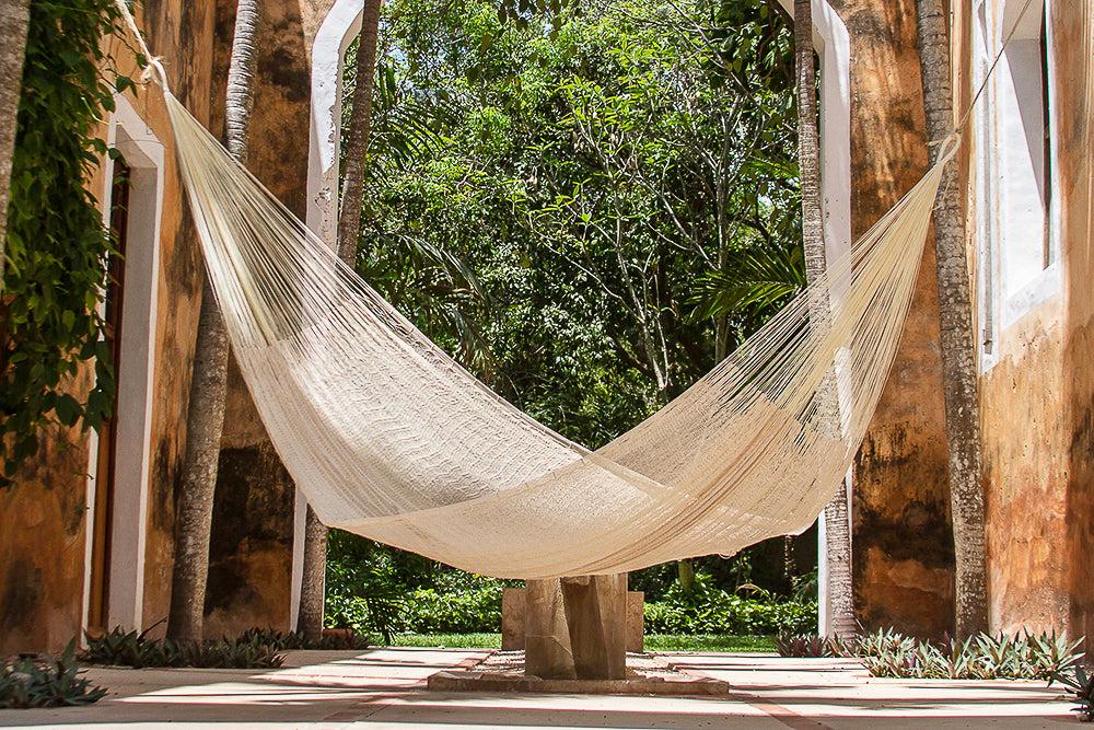 Cotton Mexican Hammock - Natural - King Size V97-5MCREAM