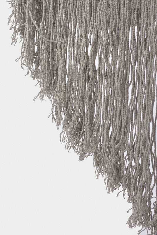 Fringed Cotton Rope Mexican Hammock Swing from Mexico in Dream Sands V97-CHSCHDS
