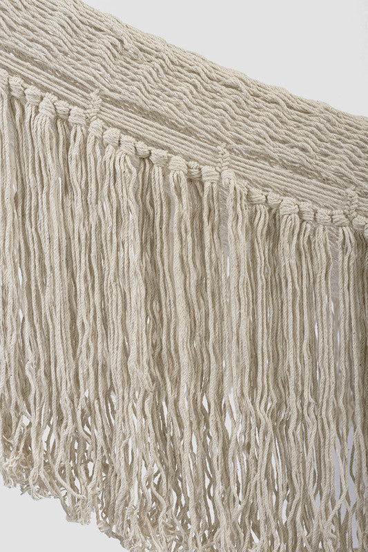 Ivory Cascade, hand woven rope Authentic Mexican Hammock V97-CTKIVORY