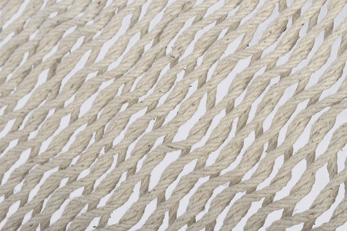 Ivory Cascade, hand woven rope Authentic Mexican Hammock V97-CTKIVORY