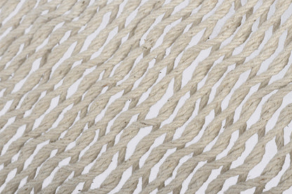 Ivory Cascade, hand woven rope Authentic Mexican Hammock V97-CTKIVORY