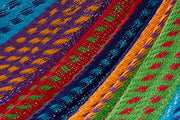 Outdoor undercover cotton Mayan Legacy hammock with hand crocheted tassels King Size Colorina V97-TDK COLORINA