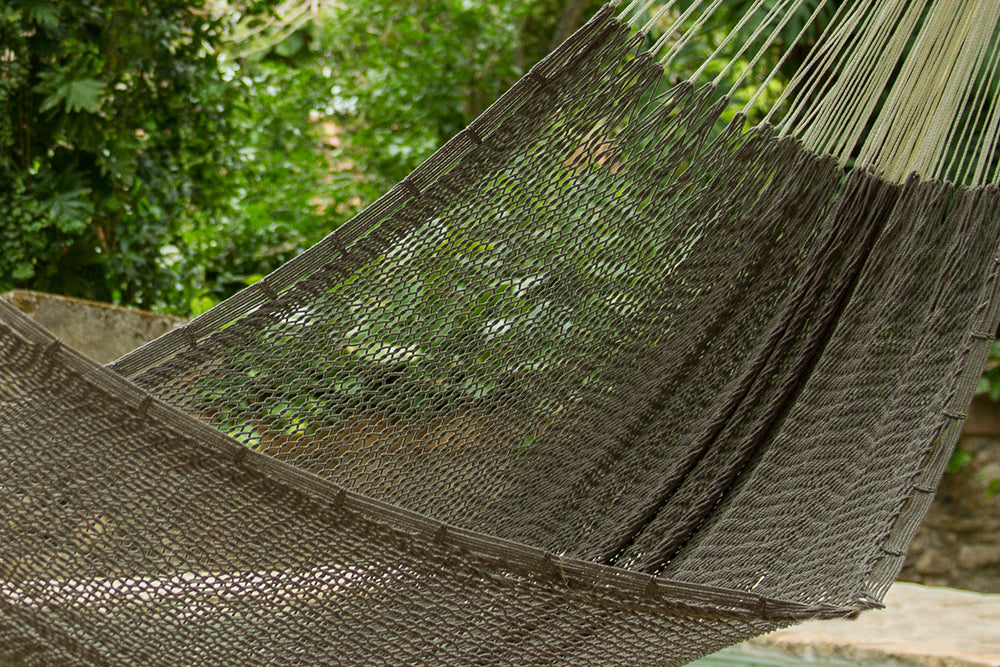 Mayan Legacy Jumbo Size Outdoor Cotton Mexican Hammock in Dream Sands Colour V97-TJDS