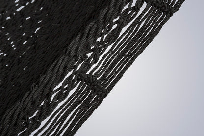 Outdoor undercover cotton Mayan Legacy hammock King size Black V97-TKBLACK