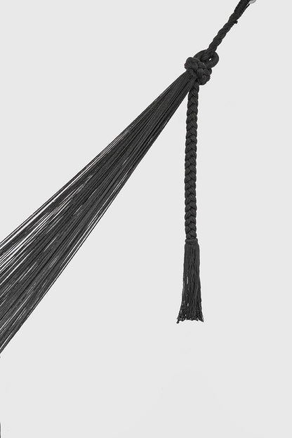 Outdoor undercover cotton Mayan Legacy hammock King size Black V97-TKBLACK