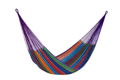 Outdoor undercover cotton Mayan Legacy hammock King size Colorina V97-TKCOLORINA