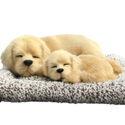 Sleepy Tails - Mother and Baby - Golden Retriever V982-STGRMB