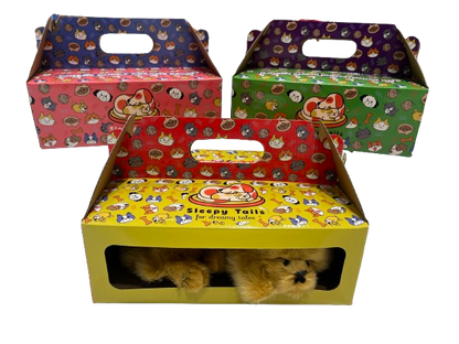 Sleepy Tails - Mother and Baby - Golden Retriever V982-STGRMB