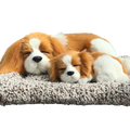 Sleepy Tails - Mother and Baby - King Charles Spaniel V982-STKCSMB