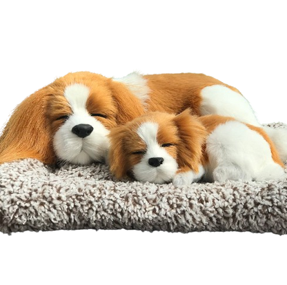 Sleepy Tails - Mother and Baby - King Charles Spaniel V982-STKCSMB