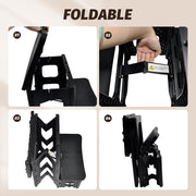 Multipurpose Portable Folding 2 Step Stool Non-Slip PP Collapsible Step Ladder Stool For Office Garage V985-2STEPSTOOL