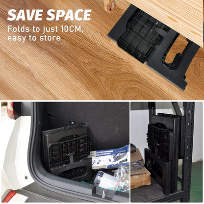 Multipurpose Portable Folding 2 Step Stool Non-Slip PP Collapsible Step Ladder Stool For Office Garage V985-2STEPSTOOL