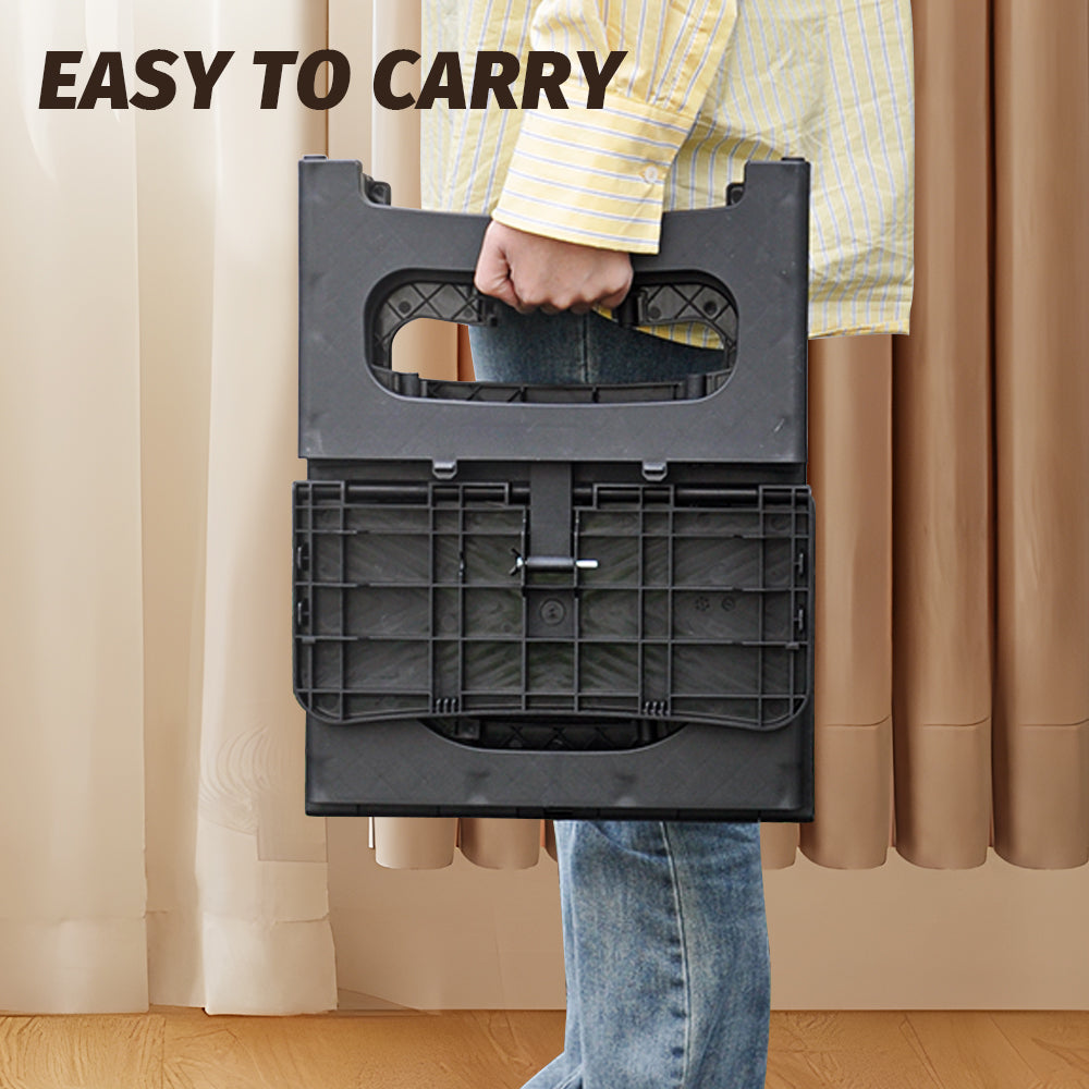 Multipurpose Portable Folding 2 Step Stool Non-Slip PP Collapsible Step Ladder Stool For Office Garage V985-2STEPSTOOL