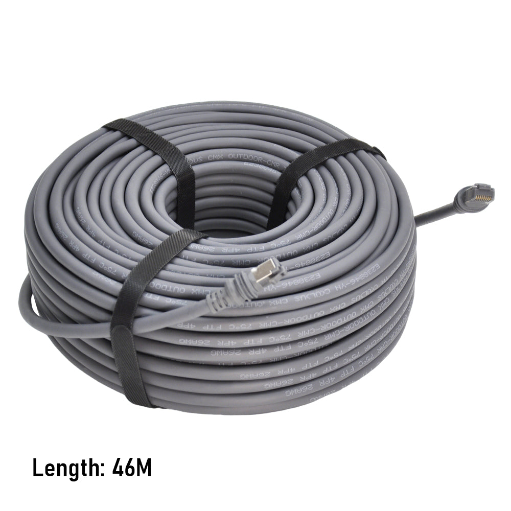 46M/150FT Replacement Gen 3 Cable 26AWG for Starlink Rectangular Satellite V3 Waterproof Weatherproof High V985-46MSTARLINK