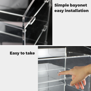 Alston 2-Tier Bakery Display Case Cabinet Pastry Acrylic Cupcake Donuts Cake Pastry Clear Display Cabinet V985-BAKERYDISPLAYCASE