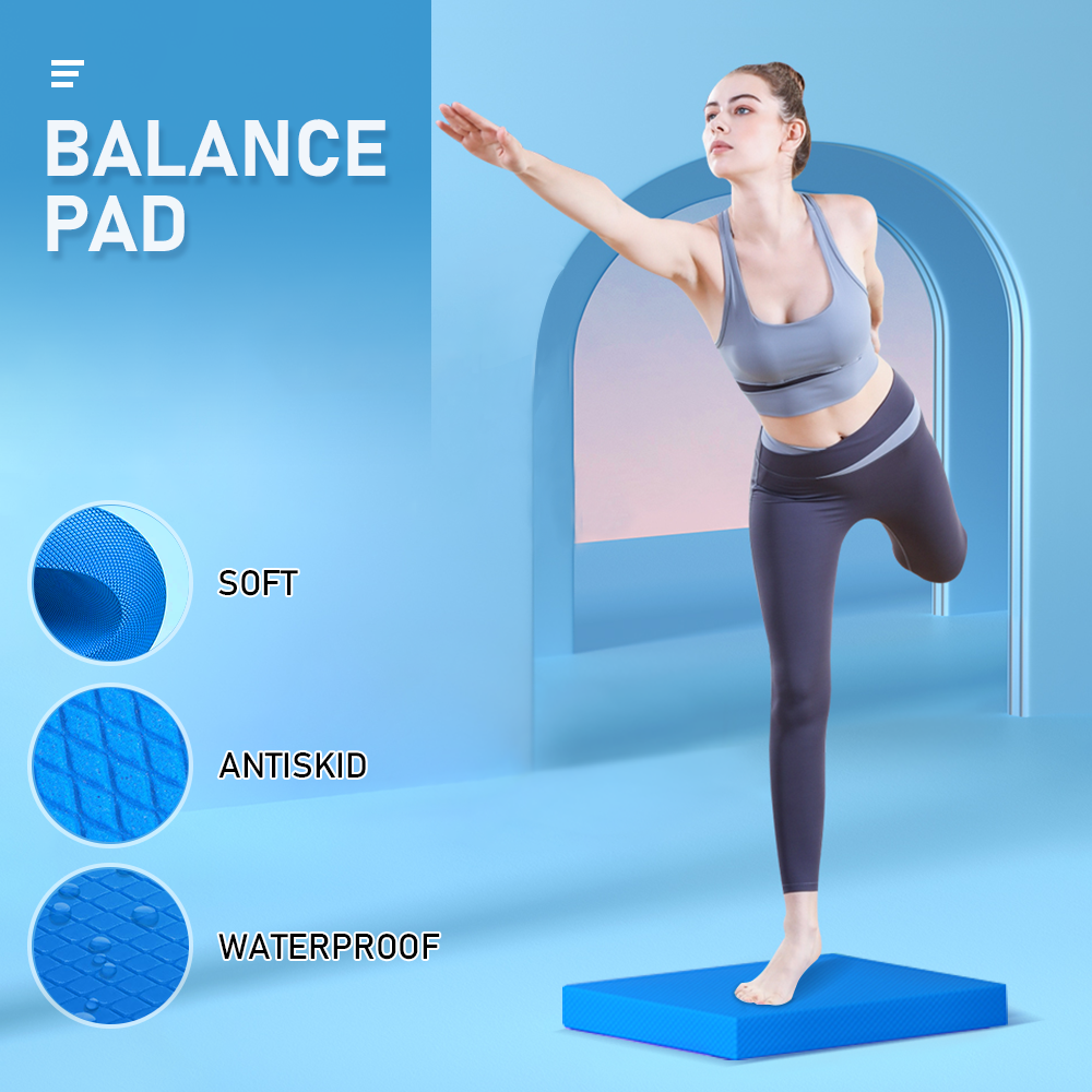Balance Foam Pad Non-Slip Mat Exercise Soft pads for Fitness and Balance Strength Training Yoga Pilates Gym V985-BALANCEPAD