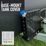 Alpen Outdoor Base Mount 2mm Thickness Aluminium Diesel Heater Fuel Tank Cover Left for 10L 15L Fuel Tank V985-BASEMTANKCOVERLB
