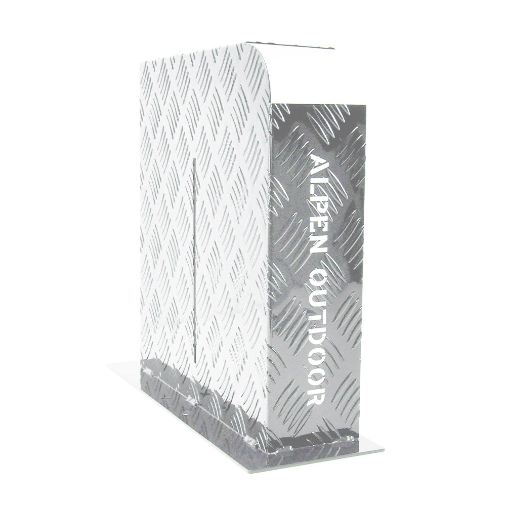 Alpen Outdoor Silver Fuel Tank Cover Right SideBase Mount 2mm Thickness Aluminium Diesel Heater Fuel Tank V985-BASEMTANKCOVERRS