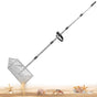 Beach Rake Stainless Steel Sand Flea Rake 140cm Long Detachable Handle and Shark Tooth Wide Sifter for Easy V985-BEACHRAKE