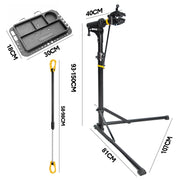 Bike Repair Rack 360 Rotating 40 to 63Inch Height Adjustable Home Bicycle Mechanic Stand Anti-Slip Foldable V985-BICYCLEREPAIRRACK