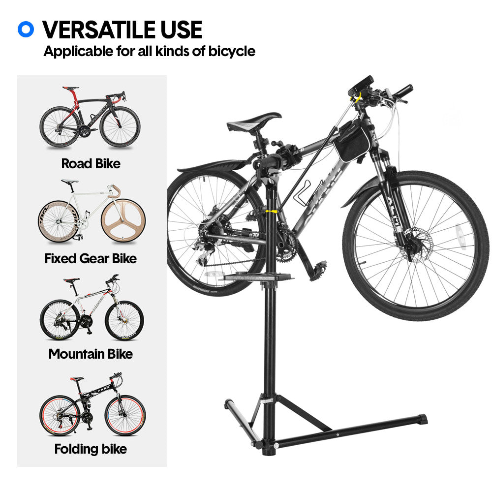 Bike Repair Rack 360 Rotating 40 to 63Inch Height Adjustable Home Bicycle Mechanic Stand Anti-Slip Foldable V985-BICYCLEREPAIRRACK