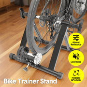 Portable Indoor Exercise Bike Trainer Stand Stationary Bicycle Training Stand Magnetic 6 Level Resistance For V985-BIKETRAINERSTAND