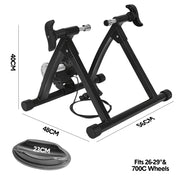 Portable Indoor Exercise Bike Trainer Stand Stationary Bicycle Training Stand Magnetic 6 Level Resistance For V985-BIKETRAINERSTAND