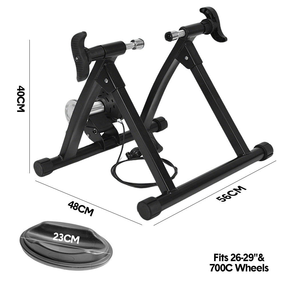 Portable Indoor Exercise Bike Trainer Stand Stationary Bicycle Training Stand Magnetic 6 Level Resistance For V985-BIKETRAINERSTAND