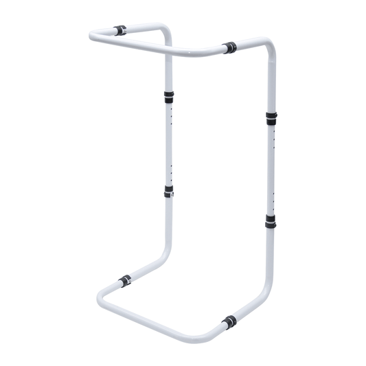 Blanket Lifter Bar 62-82cm Height Adjustable Feet Tent Steel Bed Cradle Max Load 136kg with 4 Clips for Feet V985-BLANKETLIFTERBAR