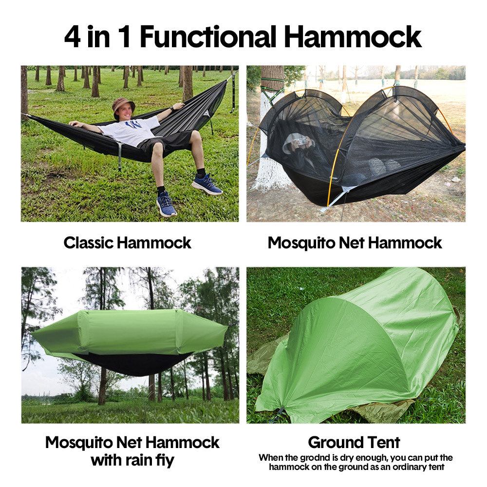 Hammock Tent Outdoor Double Portable Multi-Functional Waterproof Hammock Parachute Camping Hanging Bed V985-CAMPINGHAMMOCKTENT