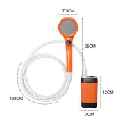 Portable Camping Shower IPX7 Waterproof Outdoor Shower Water Pump with Rechargeable Battery and Intelligent V985-CAMPINGSHOWER