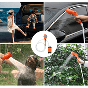 Portable Camping Shower IPX7 Waterproof Outdoor Shower Water Pump with Rechargeable Battery and Intelligent V985-CAMPINGSHOWER