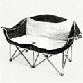 Double Camping Chairs Outdoor Lawn Camping Couch Heavy Duty Folding Chairs Strong Loading Capacity Metal V985-CAMPINGSOFA