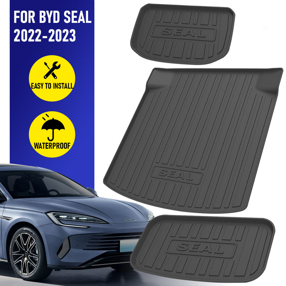 BYD Seal Boot Protector 2022-2023 Custom Fit TPE Liner Heavy Duty| Eco-Friendly Odourless & Non-Slip | V985-CARGOMATSFORSEAL