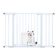 Alston 76cm Tall Baby Pet Security Gate Safety Adjustable Width with Cat Door for House Doorways Stairs Guard V985-CATDOORGATE